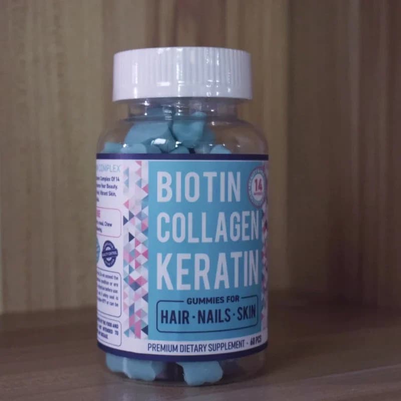 Biotin Collagen Fudge Bears Fudge Protects hair, clears skin and maintains health of nails and hair Food supplement