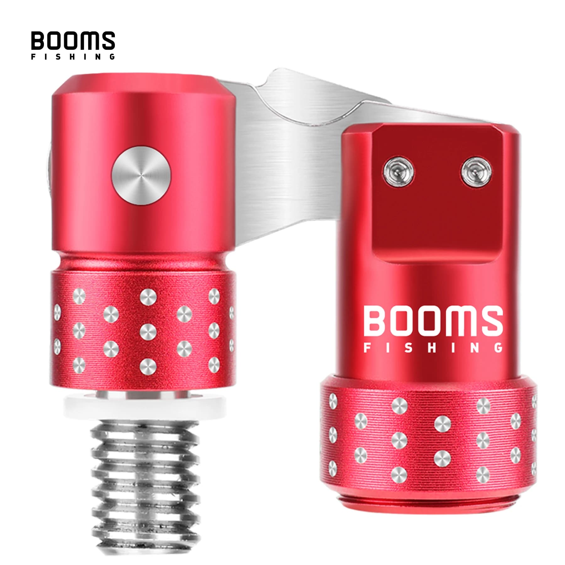 Booms Fishing TM1 connettore per canna da pesca in lega di alluminio adattatore per guadino universale Fish Mesh Joint Tackle Tool accessori