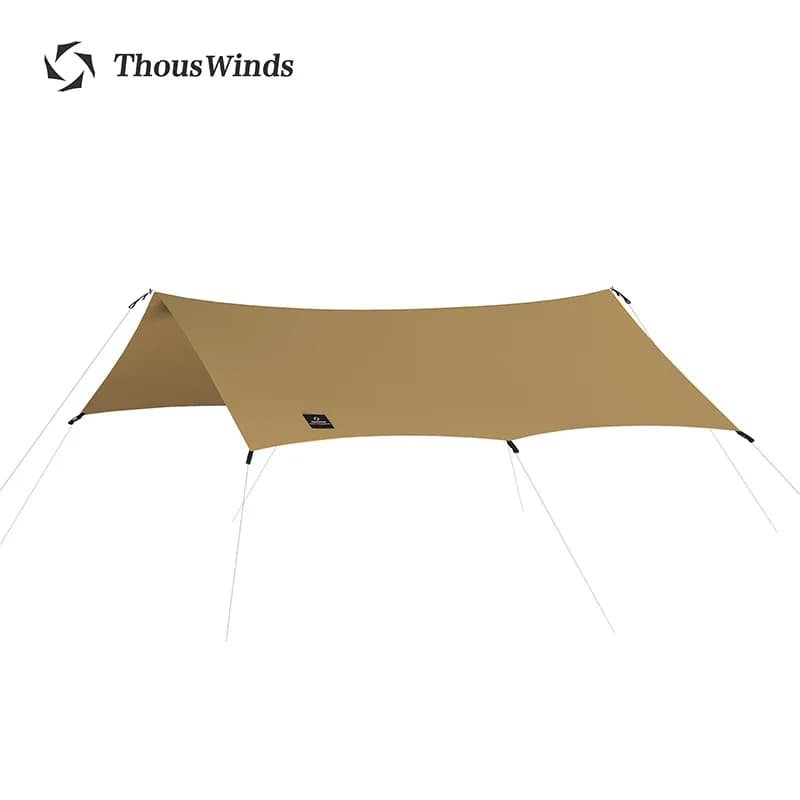 Thous Winds 4 stagioni baldacchino da campeggio ultraleggero 15D doppio rivestimento in silicone tenda da trekking impermeabile telo solare 3x3 4x3 4x4,5 m