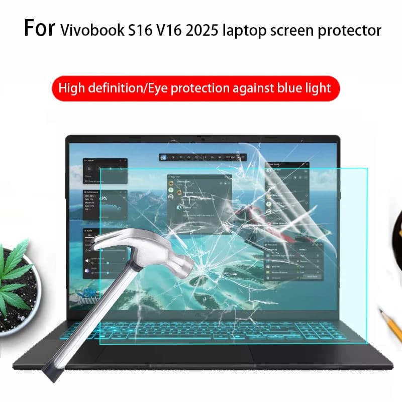 Per ASUS Vivobook S16/V16 2025 protezione dello schermo del computer S3607/M3607 pellicola privacy per notebook V3607V accessori D3607/M5606/S5606