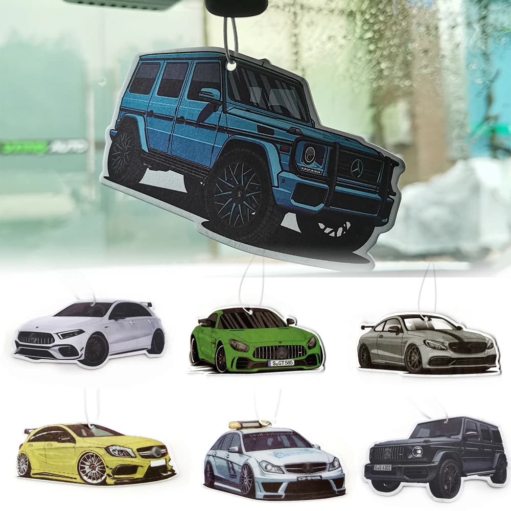 Deodorant for AUTO hanging mirror retrovisore pendant perfume suitable for mercedes Benz G63 C63 A45 GTR interior accessories AUTO