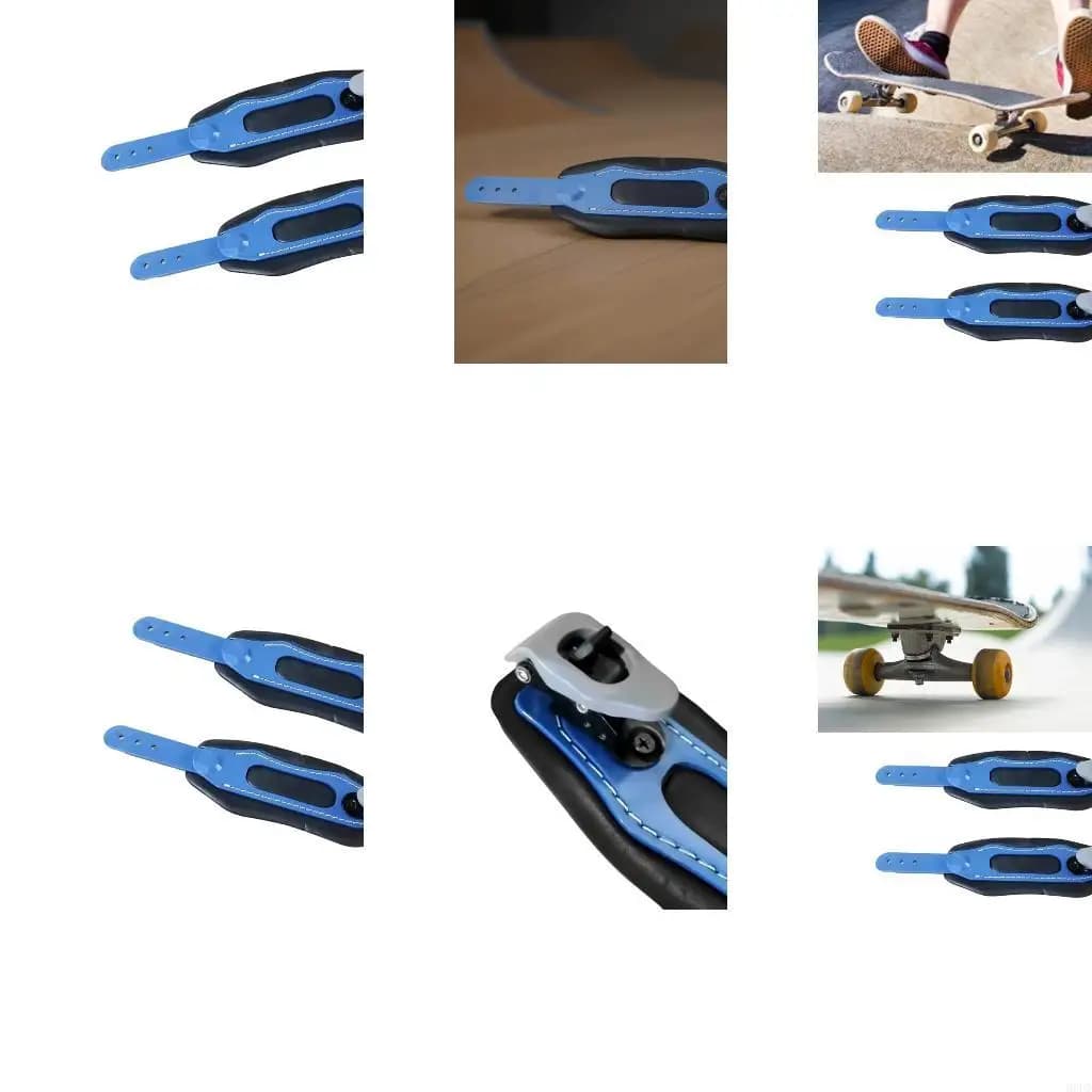 Cinghie rilegatura standard premium da 2 pezzi per pattini da ghiaccio e skateboard Parte ricambio standard facile da 69HD