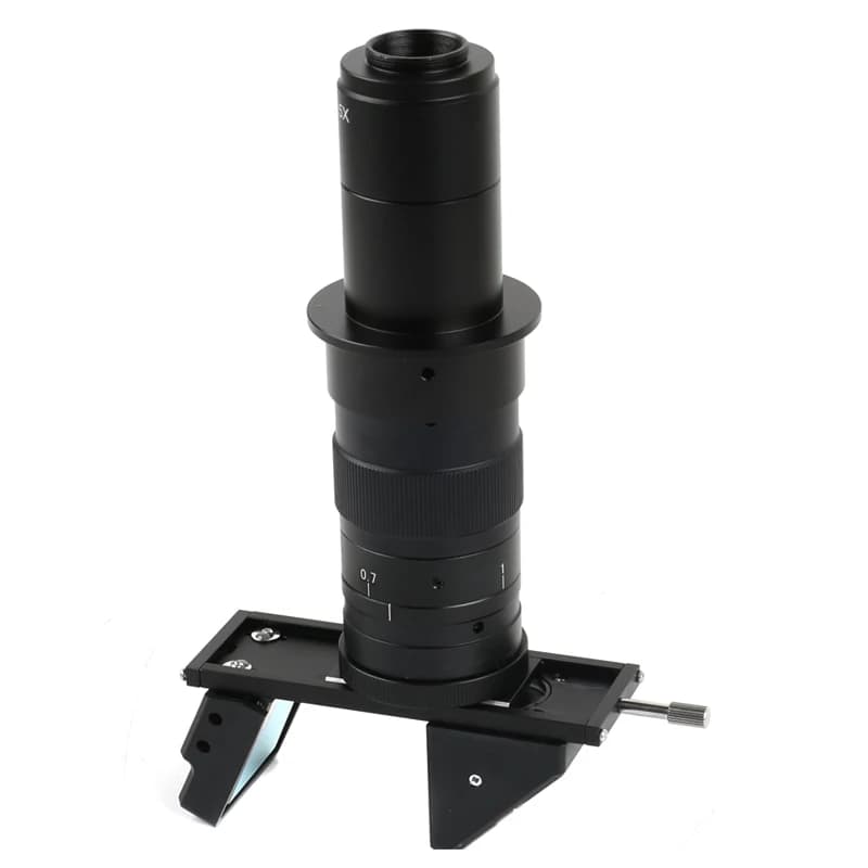 Modulo di commutazione 2D 3D con attacco C, obiettivo zoom 180X, monoculare stereo per telecamere digitali industriali, componenti per riparazione e ispezione hardware