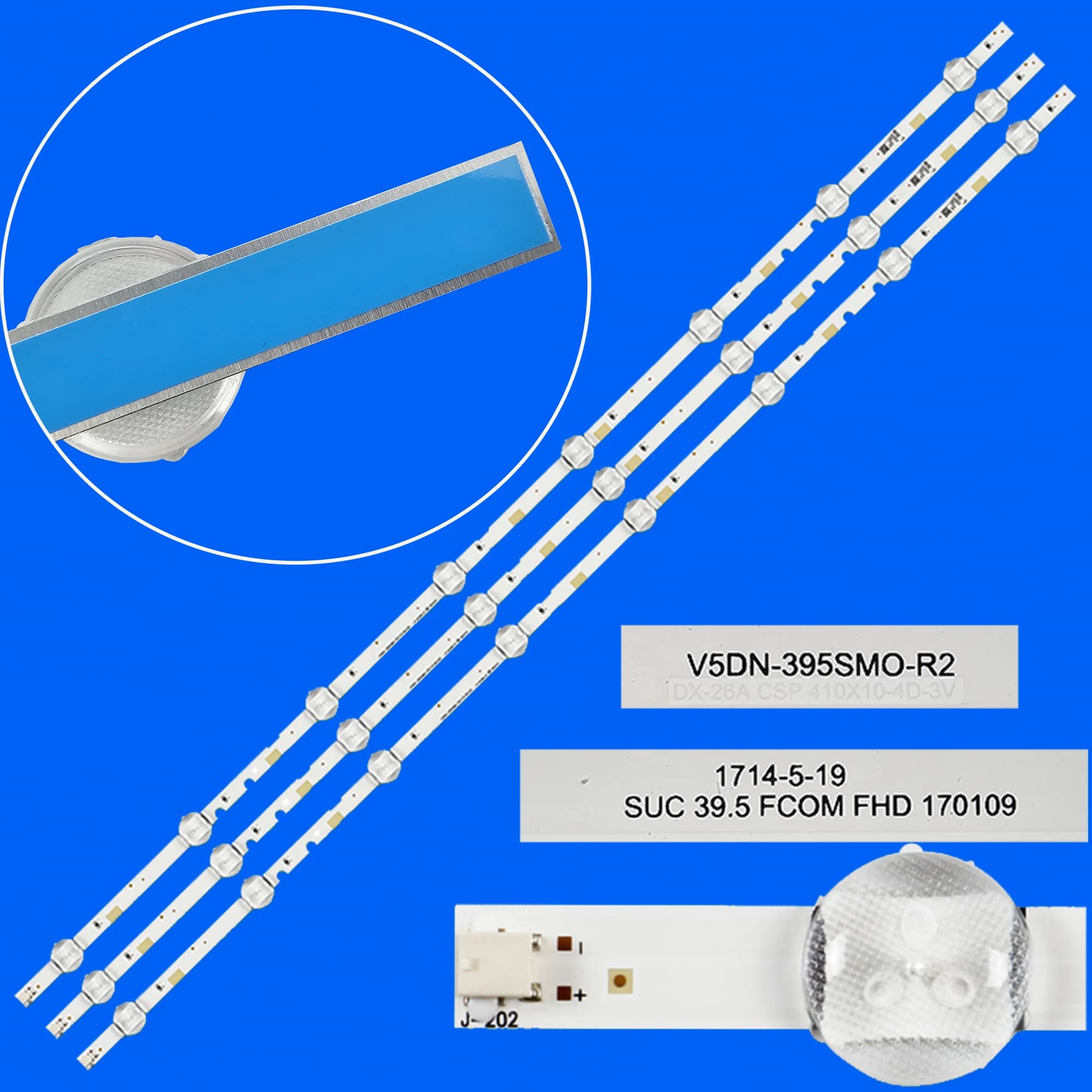 Striscia di retroilluminazione a LED per KU40T5310 KU40T5310AF KU40T5310AFXKR KU40T5510 KU40T5510AF KU40T5510AFXKR