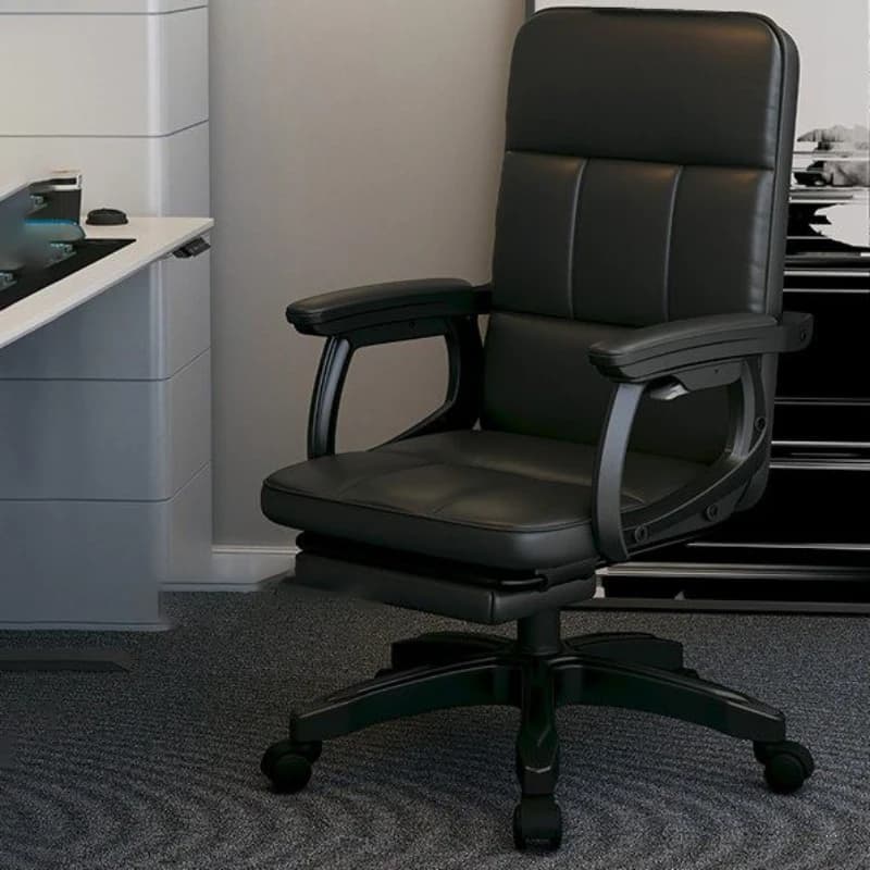 Sedia da ufficio in pelle con schienale alto, poltrona comoda e lussuosa, sedia da studio, sedia da ufficio, sedia da gaming mobile, Cadeira Ergonomica, mobili per ufficio