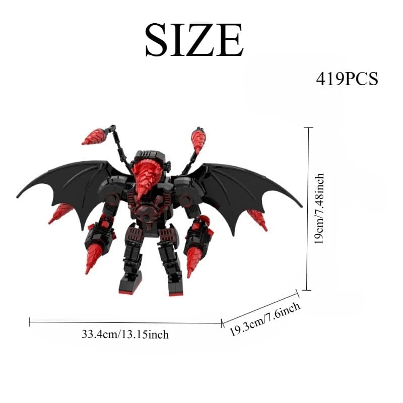 Kit di costruzione Mech Titan da 420 pezzi - Modello di robot scientifico MOC per adolescenti e adulti, regalo futuristico fai da te con guida