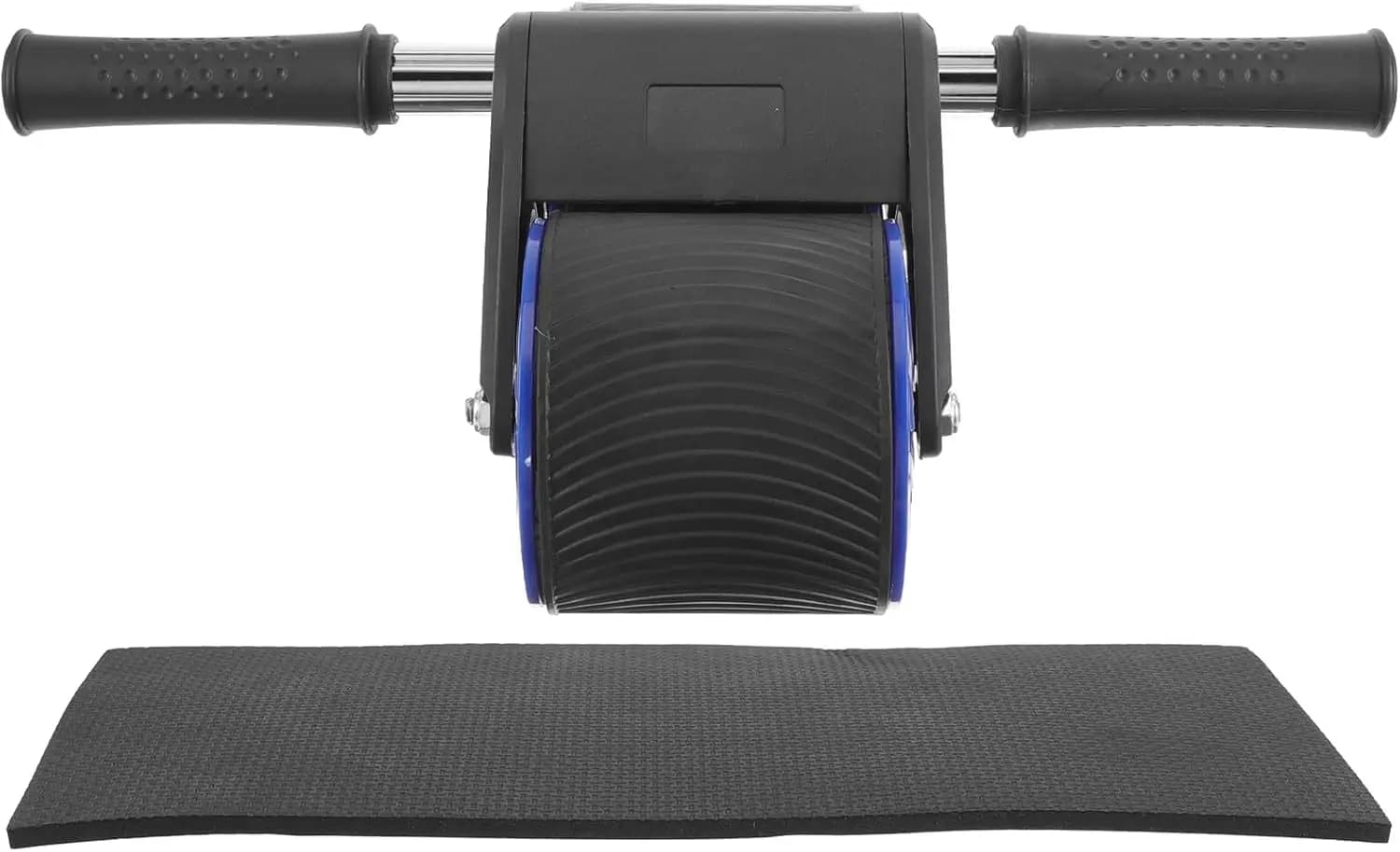 Zerodeko Automatic Rebound Two-wheel Abdominal Muscle Roller with Pad Mute Core Workout Equipment for Indoor Ab Training Home Fi