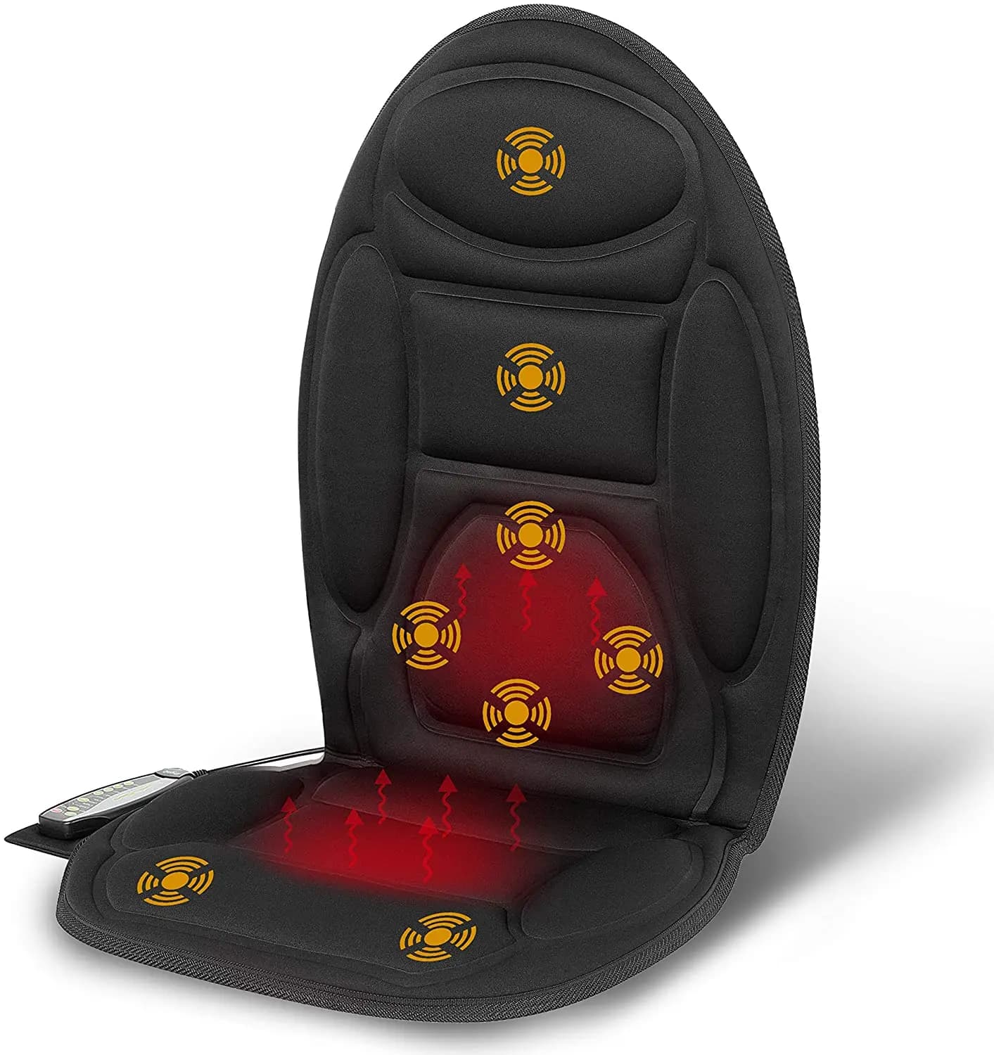 Massage Cushion for Chair, Complete Massage for Back with Deep Kneading, Rolling and Vibration for Home Use and Office