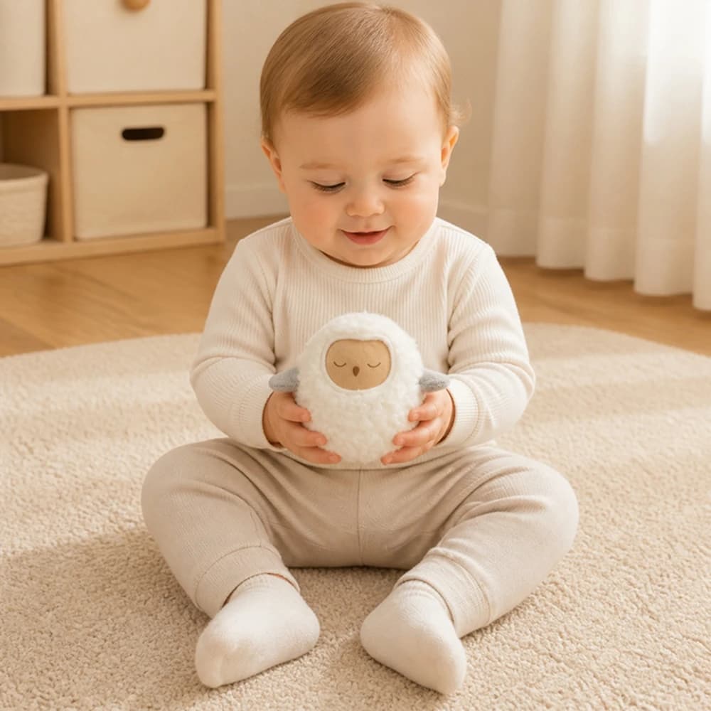 Soft Plush Elephant Toy Cute Baby Comforter Stuffed Animal Montessori Early Educational Toys Newborn 0-12M Sensory Soothing Gift