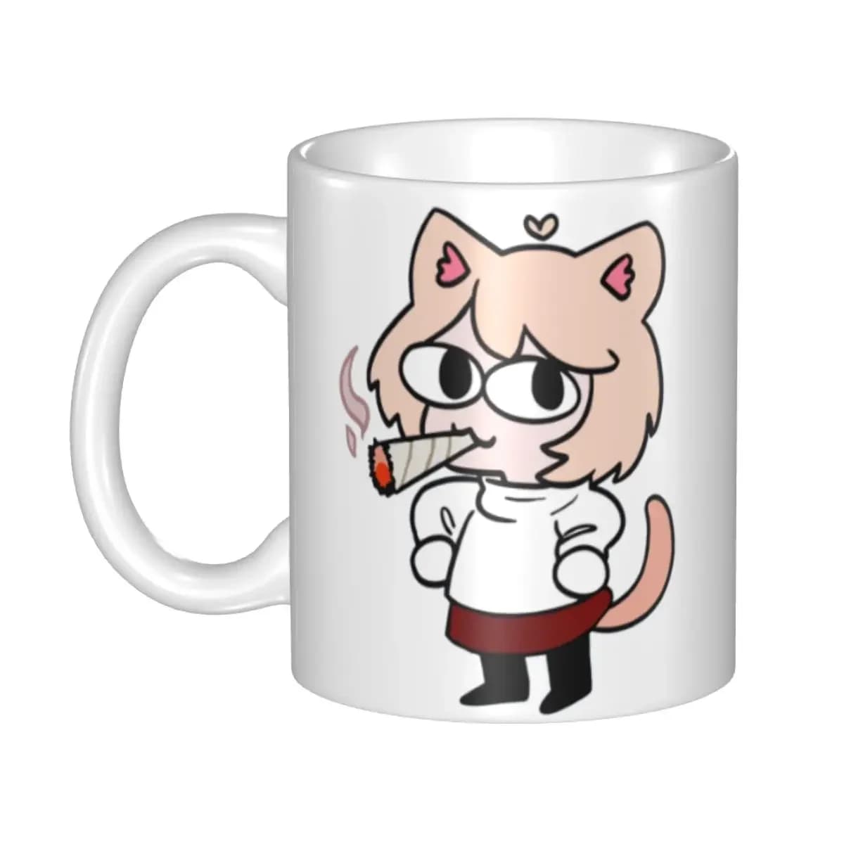 Neco Arc Coffee Mugs DIY Custom Cartoon Animated Tv Movie Ceramic Milk Tea Mug Cup Outdoor Work Camping Beer Cups