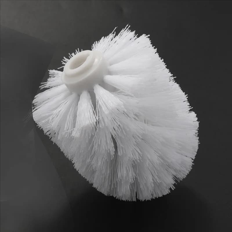 Accessorio di ricambio per il bagno Spazzole per la pulizia dei WC in plastica semplice Supporti per testine Bianco (8 teste bianche) -ABQU