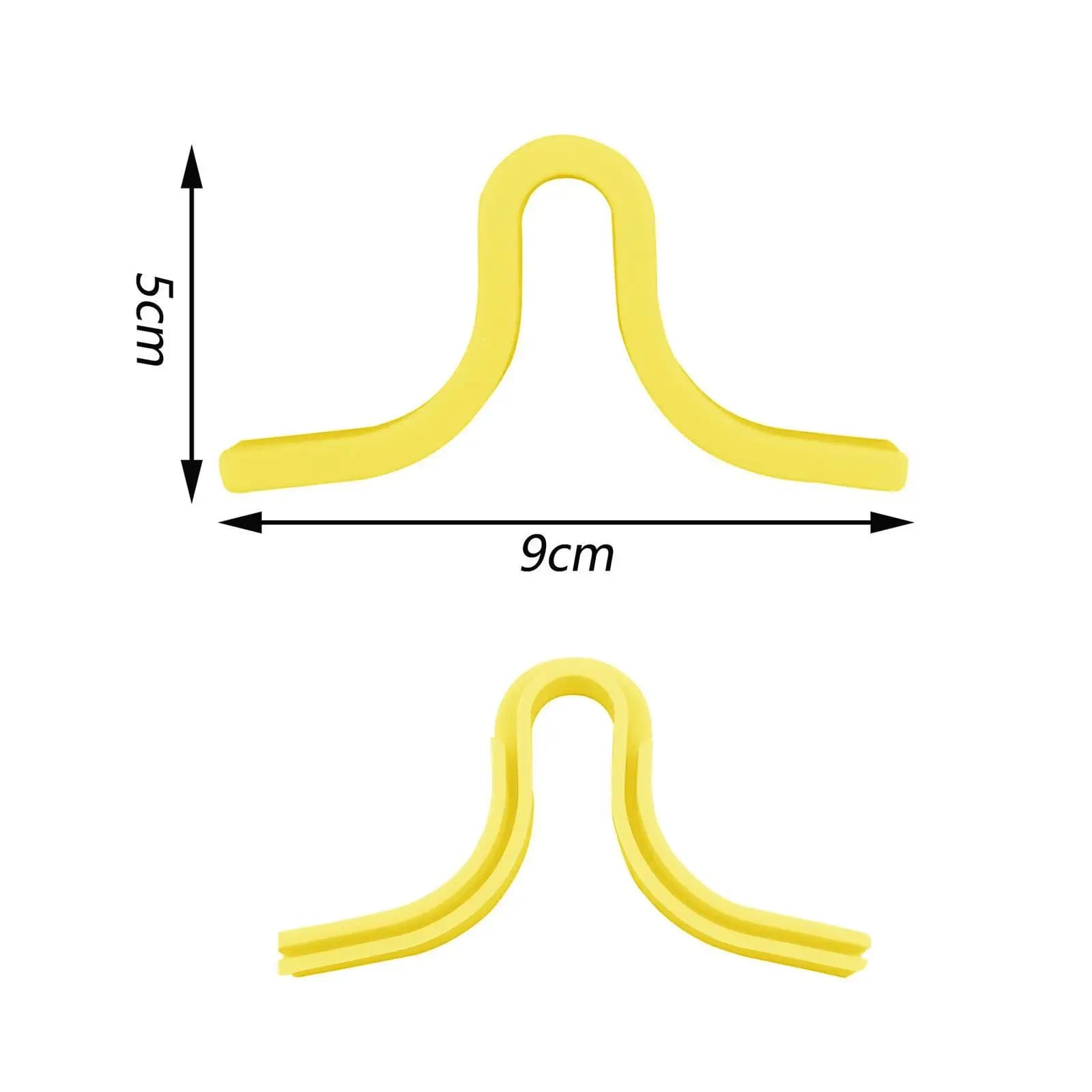 Reusable Mask Nose Bridge Strip Silicone Material Anti Fog Glasses Clip for Face Mask Protection Use