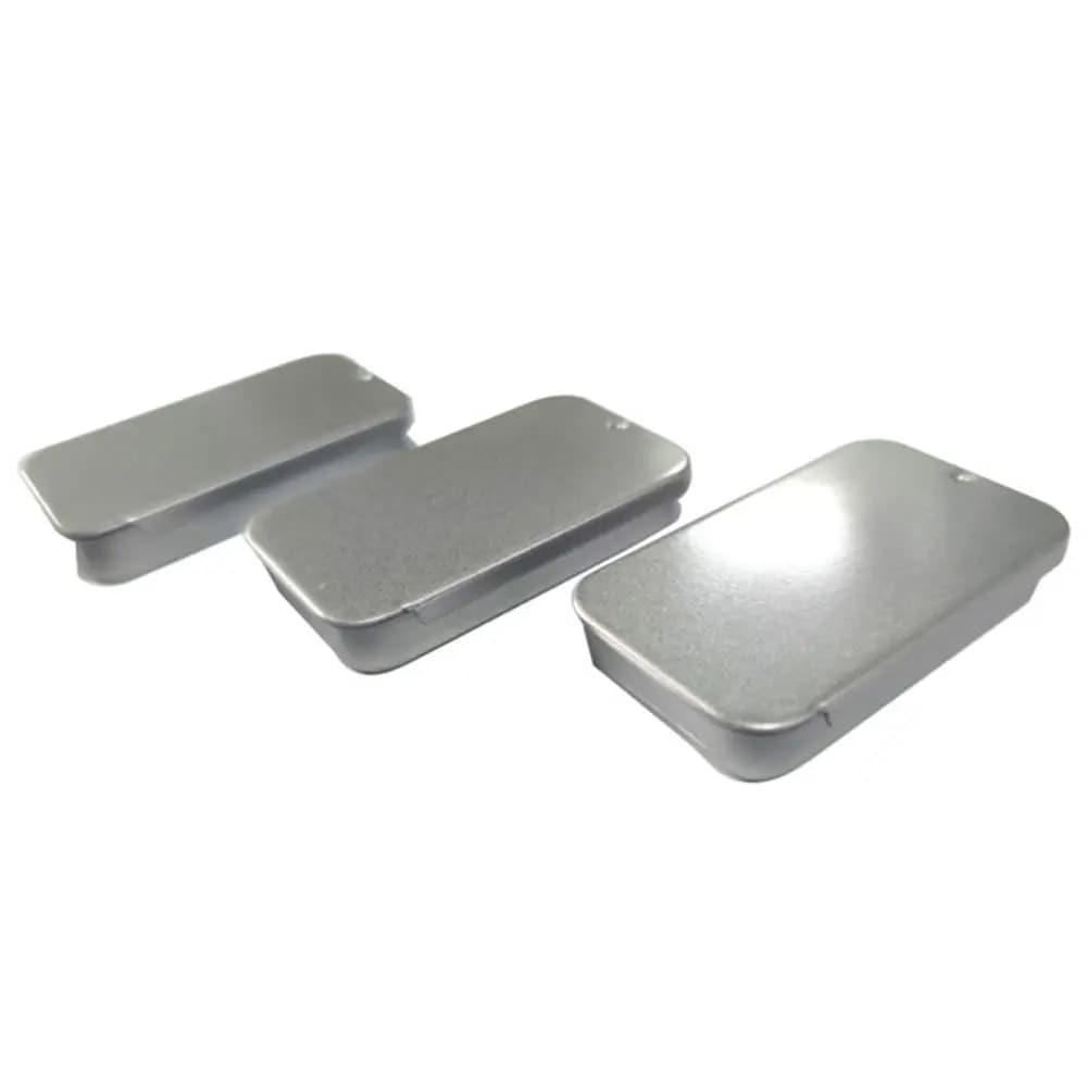 4pcs Multistyles Candle Jars for Cream Balm Cosmetic Container Tea Cans Aluminum Tin Jar Refillable Bottles