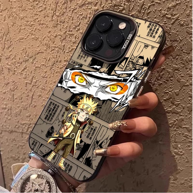 Naruto Uchiha Sasuke Cool Japanese Anime Case for iPhone 12 17 Air Pro Max 16 15 11 14 13 Pro Max XS X XR Plus 8 7 SE 2020 Cover