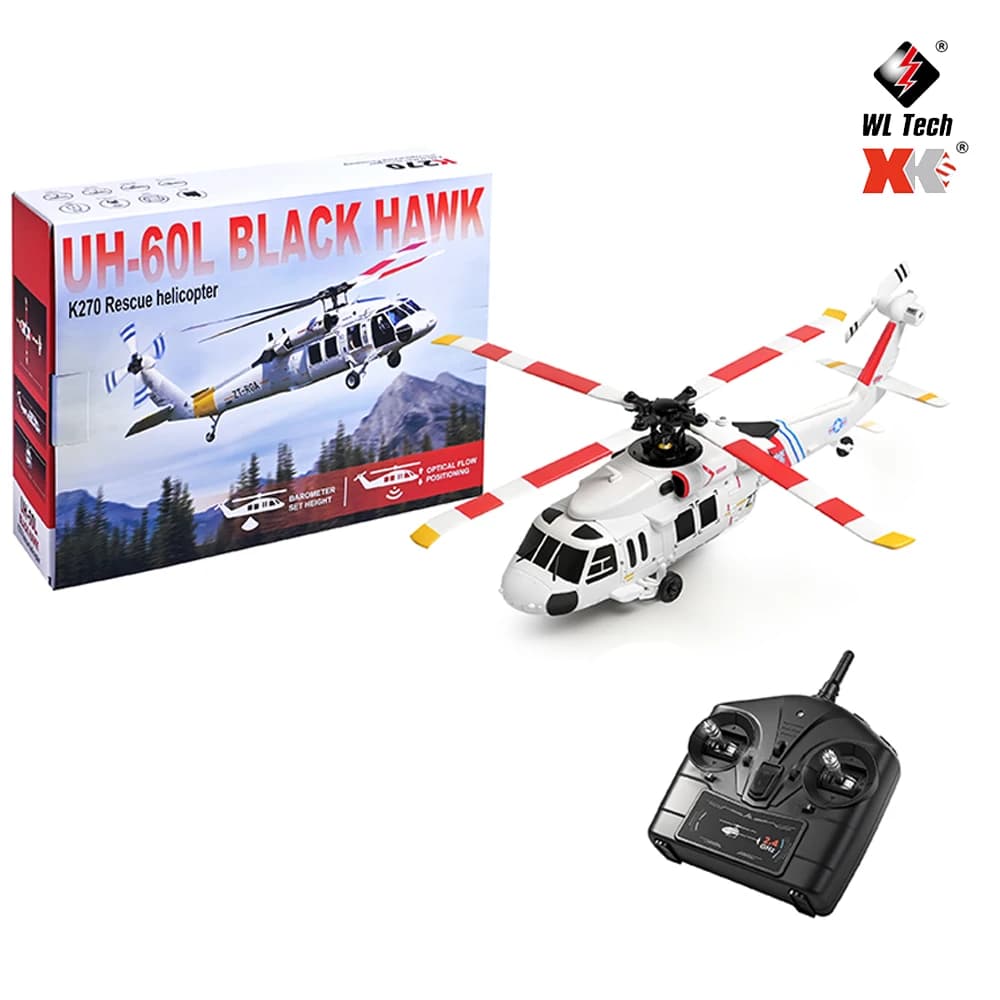 2026 Nuovo WLtoys K270 RC Elicottero 2.4G 4CH Motore Brushless con Flusso Ottico Mantenimento dell'altitudine Giroscopio A 6 Assi Drone Giocattolo per I Bambini