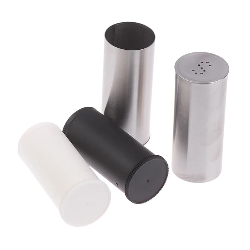 Set di 2 Dispenser Portatili per Condimenti, Contenitori per Spezie Facili da Usare, Set di Saliera e Pepiera a Rete Fine per Cucina e Casa