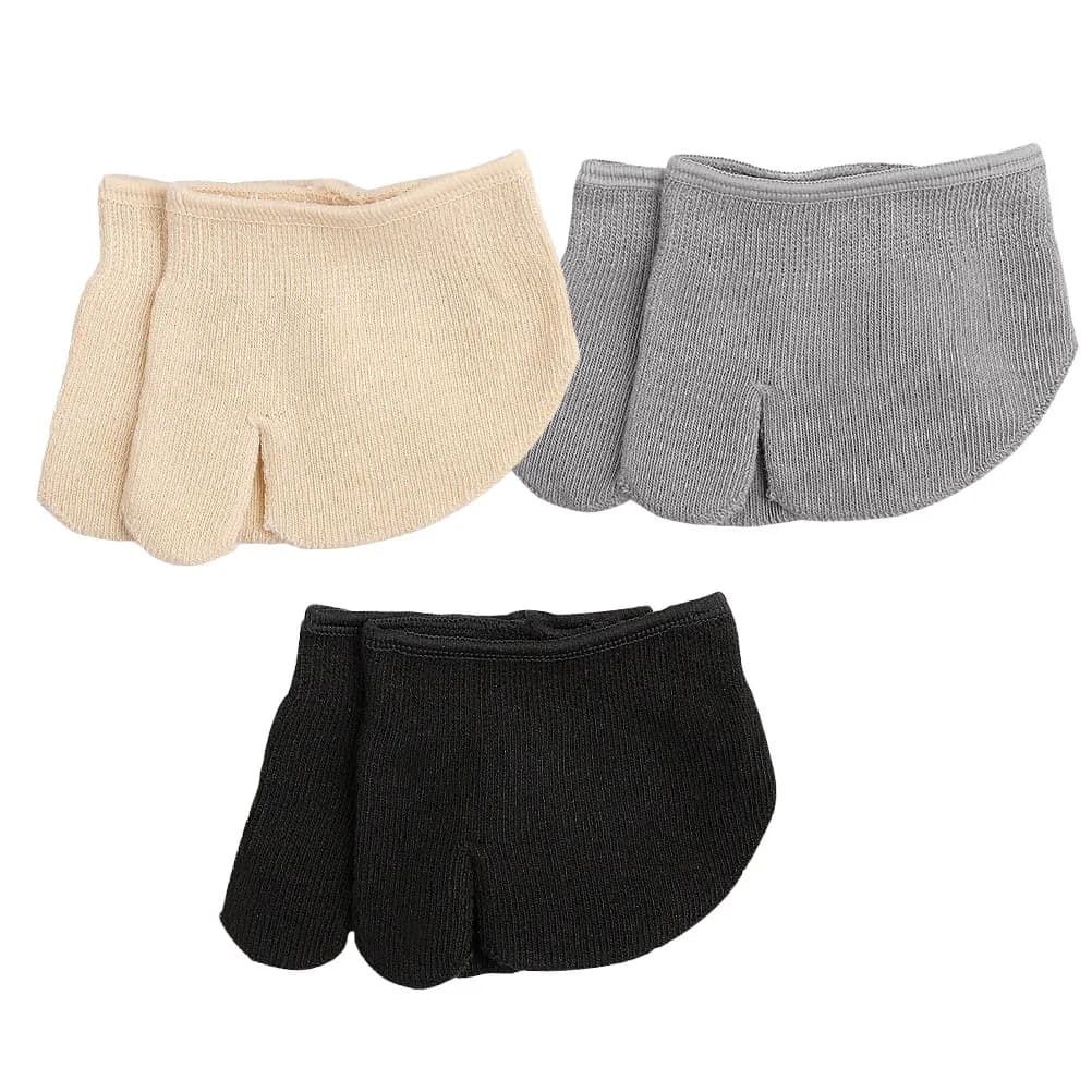 3Pairs Supple Women Invisible Half Socks Breathable Sweat Absorbing Anti Skid Forefoot Socks for Canvas Running Shoes