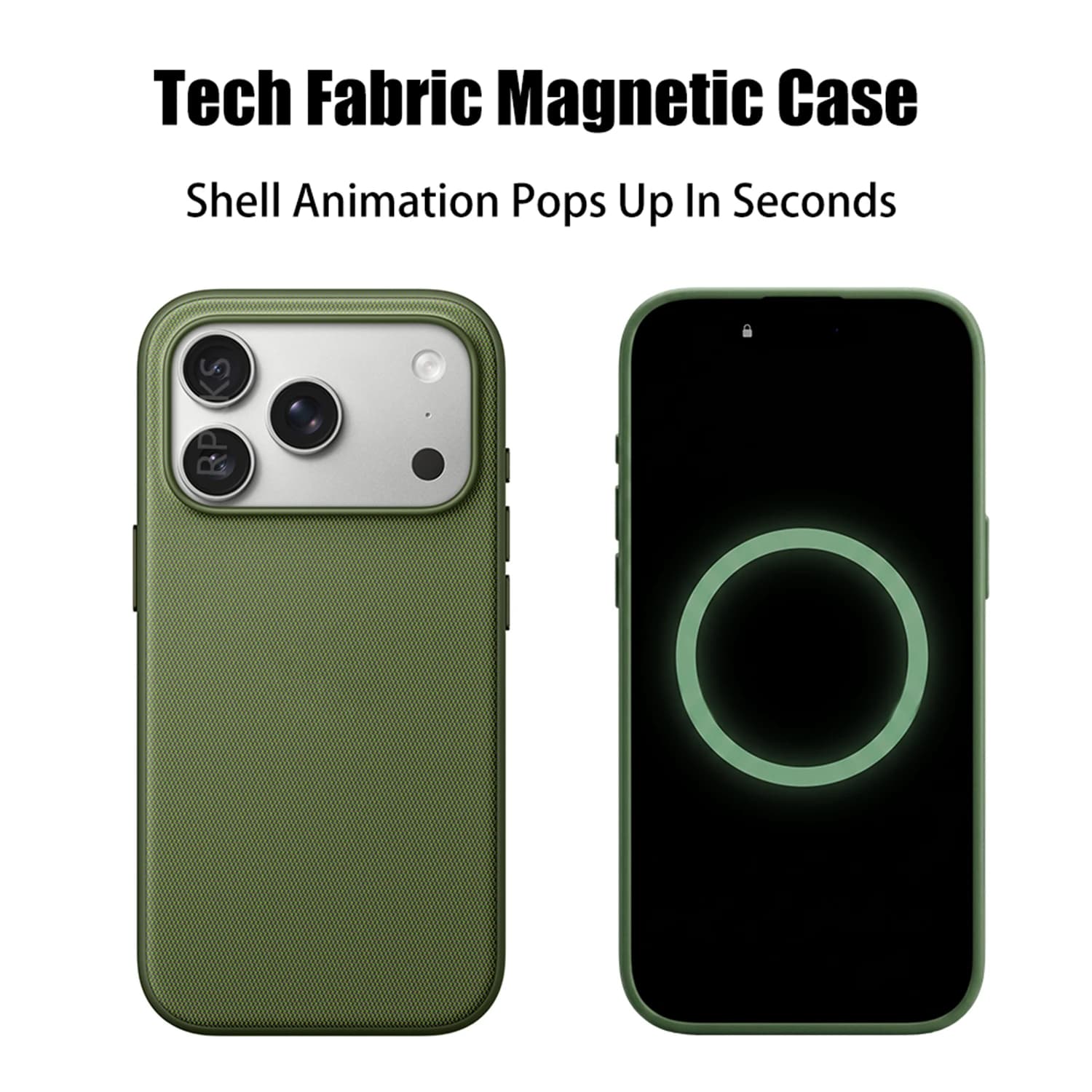 Original Technology Woven For Magsafe Magnetic Animation Phone Case For IPhone 17 16 15 14 13 Pro Max TechWoven Shockproof Cover