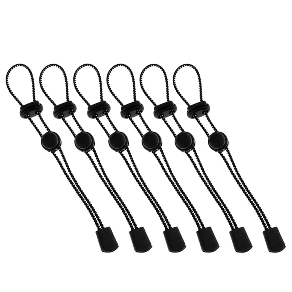 Set of 6 Hiking Sticks, Climbing and Trekking Equipment, Black Hunting and Camping Straps