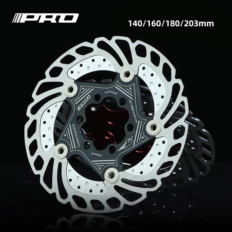 IIIPRO Bicycle Rotor 6 Nail Cooling Floating 140mm/160mm/180mm/203mm Road Mountain Bike disco freno a disco disco freno disco di raffreddamento