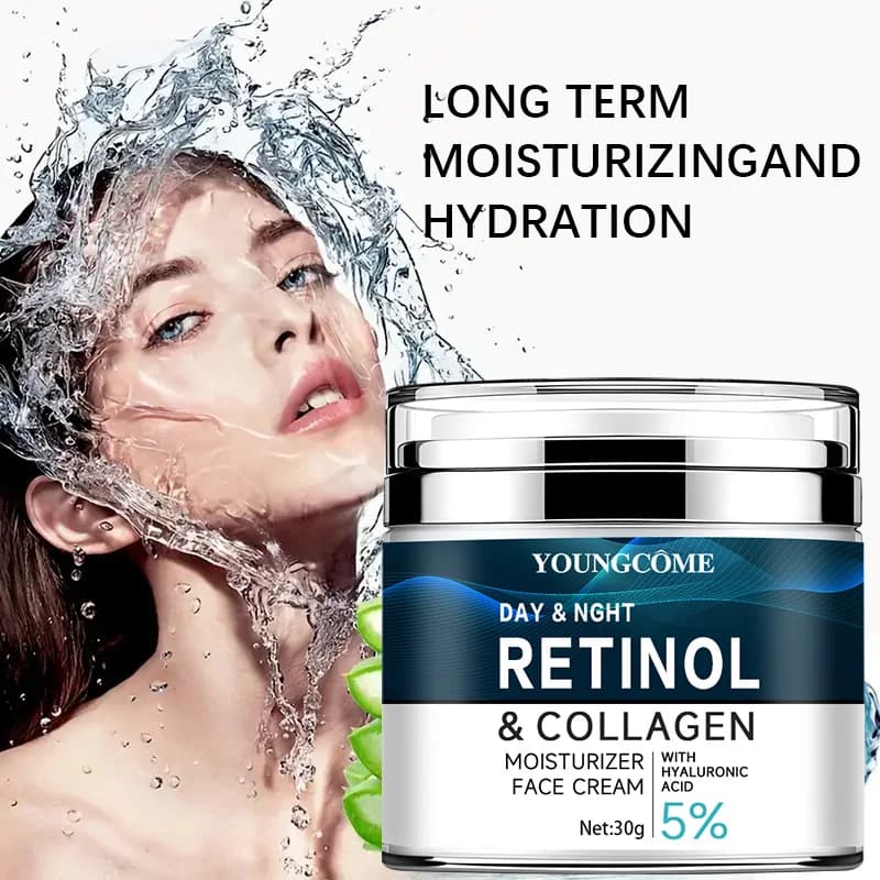 Vitamin C + And Retinol Collagen Cream Hydrating Hyaluronic Shaping Reparator Smooth Skin Care Whitening Creams