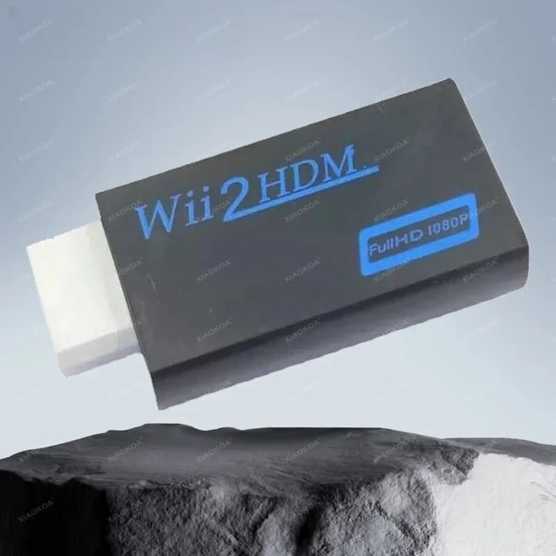 Wii to HD Converter - Digital adapter for HDTV/monitor, compatible with 480p to 1080p/720p (not compatible with Wii Mini)