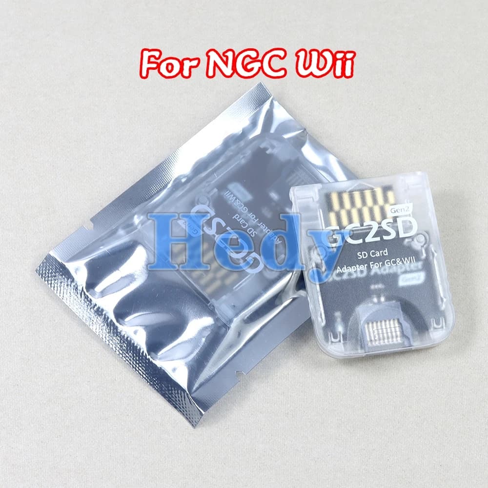 10PCS RetroScaler GC2SD Adattatore da GC a Scheda SD Lettore di Schede TF per Console NGC V2.0 e Console di Gioco Wii V2