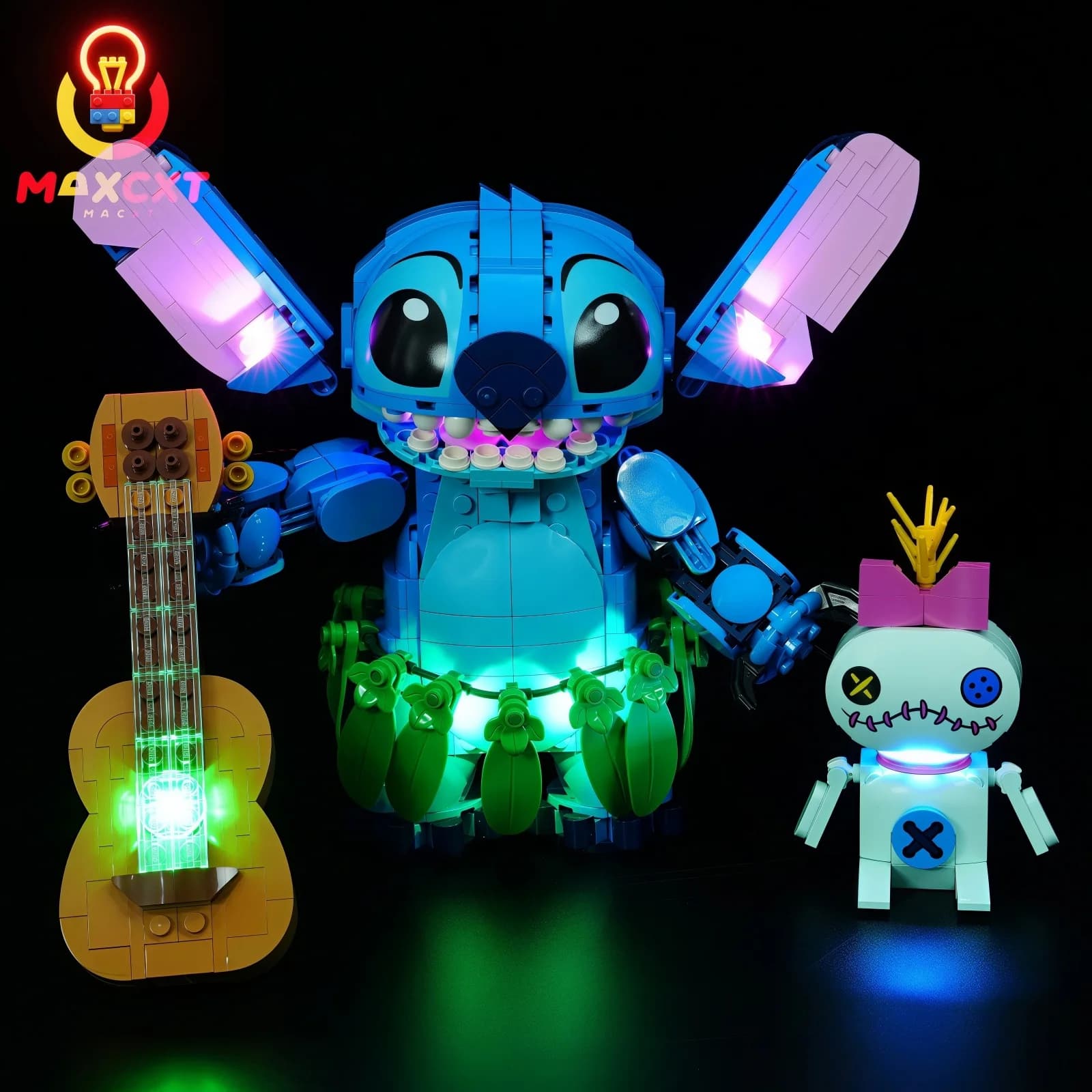MAXCXT LED Light For LEGO 43296 Stitch & Scrump DIY Decorative Lamp Not Include Lego Building Blocks Set