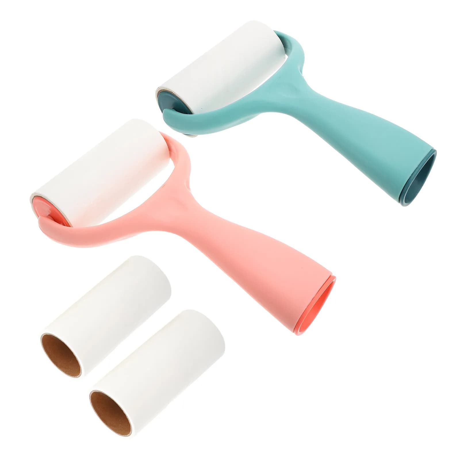 Set di 1 Rullo Leva-Peli con Carta Adesiva per la Rimozione di Peli di Cani e Gatti, per Casa, Ufficio e Auto, con Impugnatura Ergonomica e Confortevole
