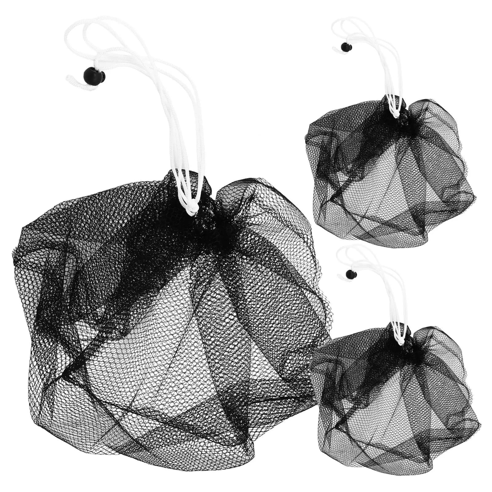 Copertura di sicurezza per ventilatore elettrico, 3 pezzi, rete protettiva in rete, anti-impugnatura, leggera, resistente, lavabile, apertura elastica.