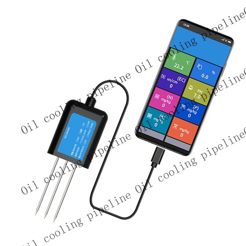 A+ USB Soil Sensor with Epoxy Resin Housing - Moisture Temperature for Gardens