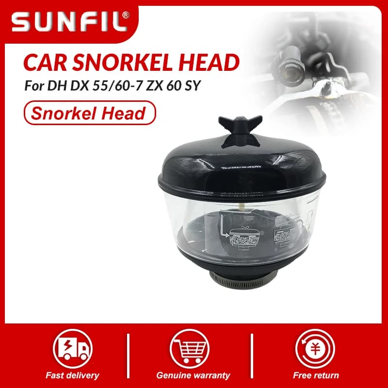 Head for water hose head for flow auto Pre-filter for air DH DX 55/60-7 ZX 60 SY and Toyota nissan 3 inch 78MM