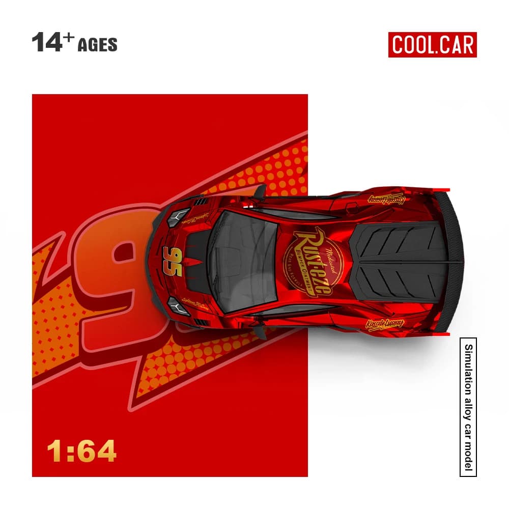 *Pre-order*Cool Car 1:64 GT EVO Lightning Metal Red Painting Simulation Alloy Car Model Diecast Vehicle Collection Gift
