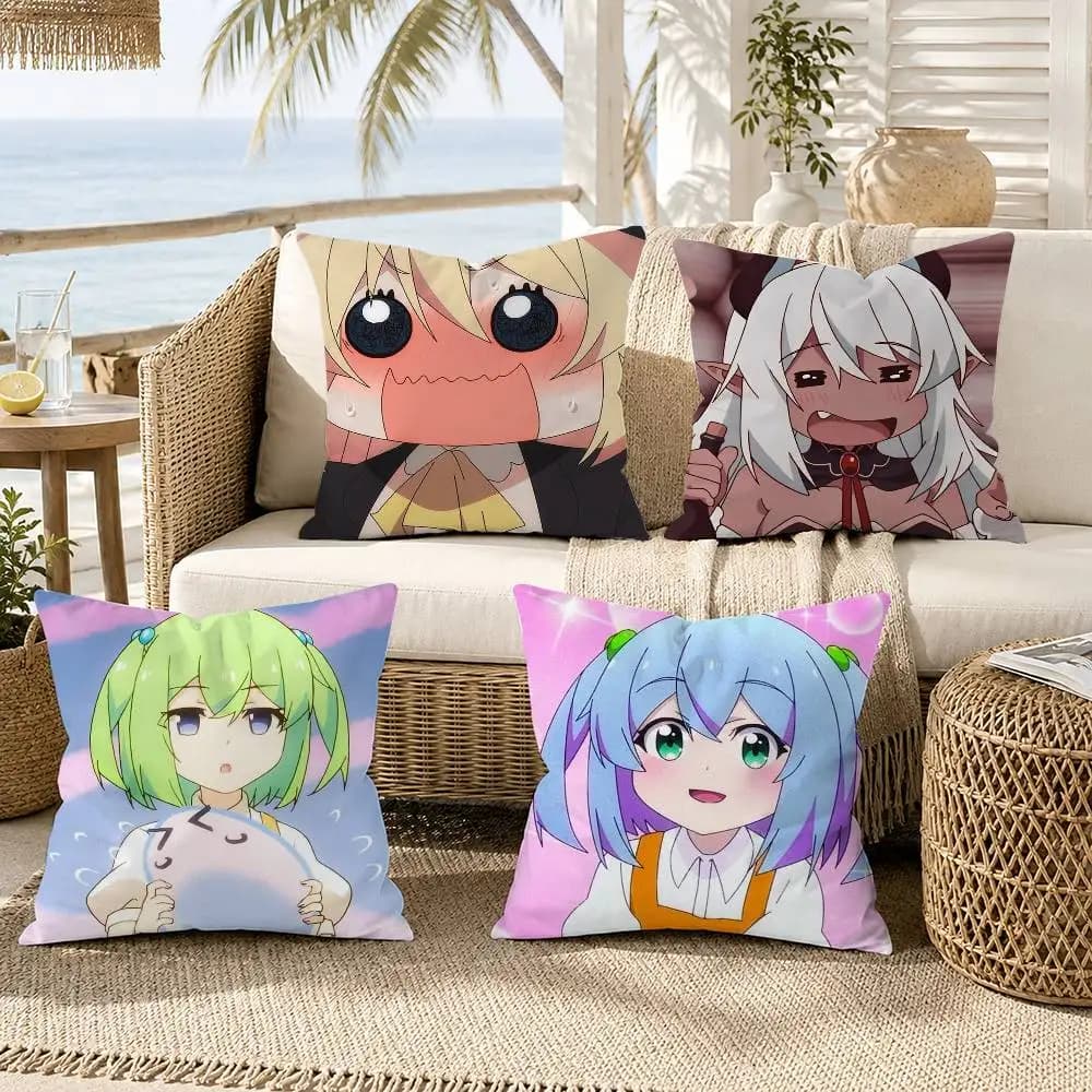 I've Been Killing Slimes For 300 Years Pillow Case for Sofa Living Room Home office Decor Protective Cover