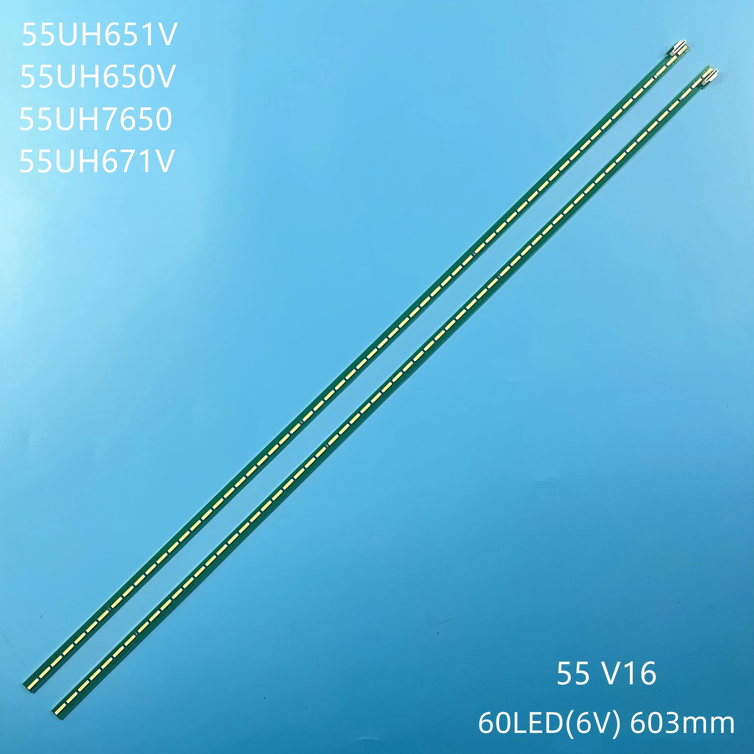Striscia di retroilluminazione a LED 60 lampada per 55 "V16 ART3 2466 2465 55UH668V 55UH650V 55uh561v 55UH6500 55UH661V 6922L-0189A 0199A LC550EGG