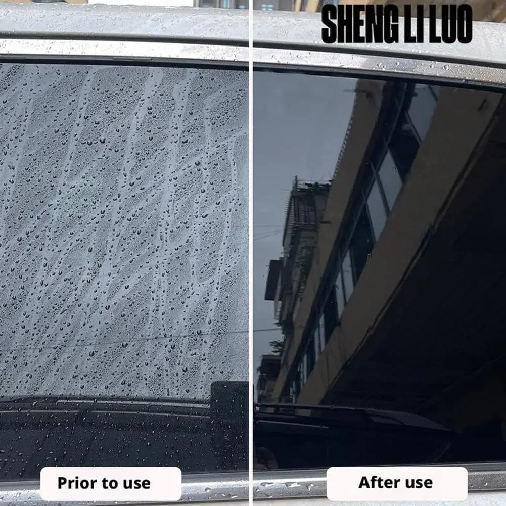Fluido per lucidatura del vetro automatico Pellicola per olio di vetro per auto Rimozione del marchio d'acqua Detergente per parabrezza One Wipe Shine Pellicola sgrassante Cura dell'auto