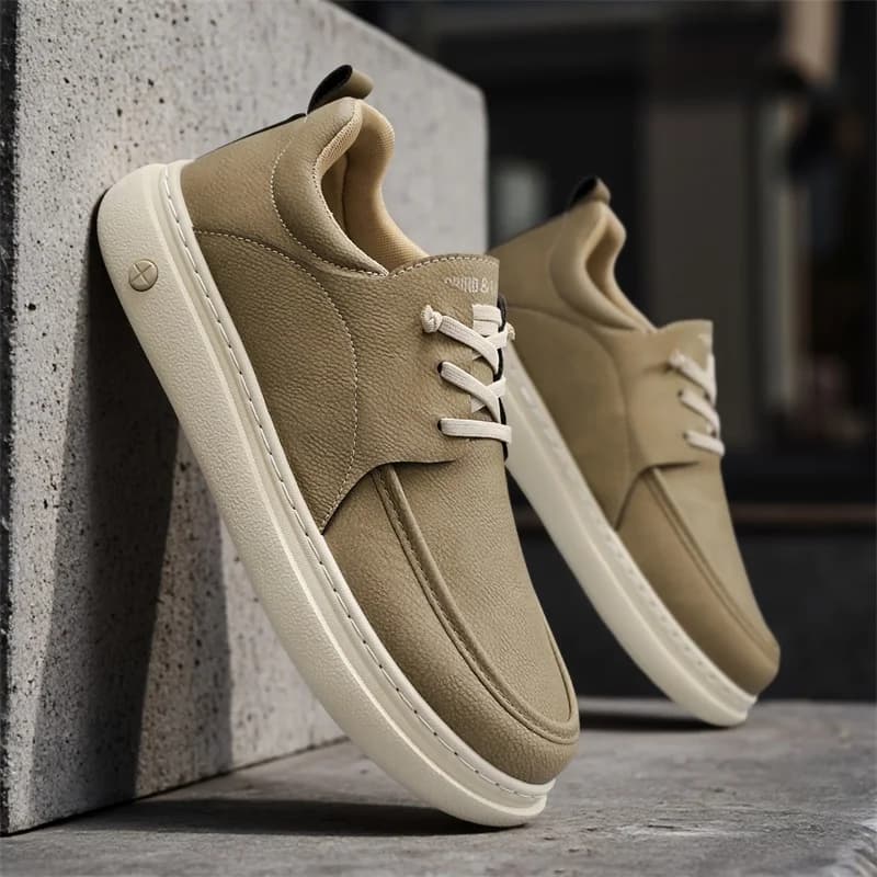 Fashion Platform Mens Casual Shoes Comfort Soft Men Loafers Lightweight Slip on Walking Sneakers Breathable Flats Driving Shoes