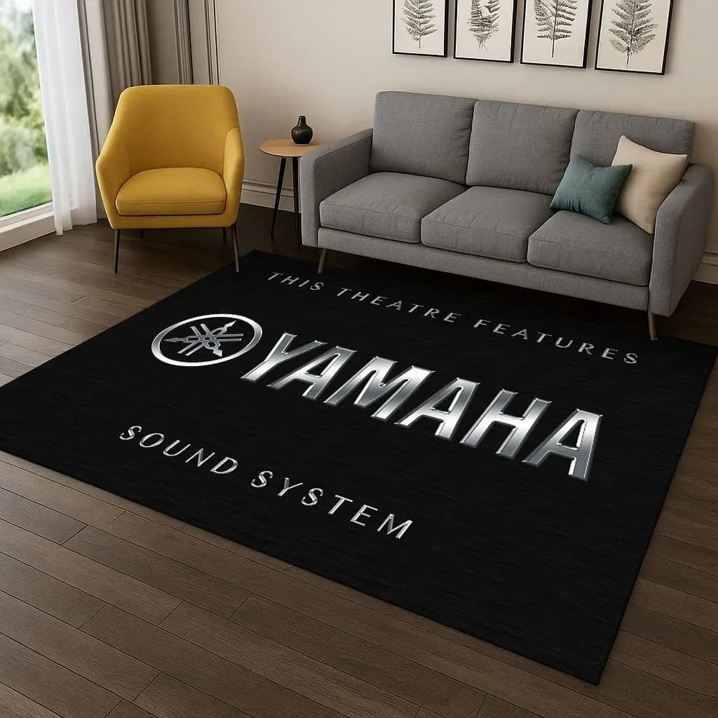 Tappeto Classico Y-Yamaha Moto per Camera da Letto, Soggiorno, Divano, Zerbino, Decorazione Casa, Tappeto Antiscivolo per Area Giochi Bambini, Regalo di Natale
