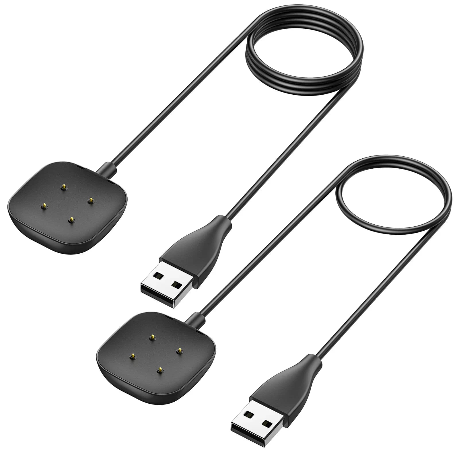 Adattatore dock per caricabatterie magnetico USB portatile per Fitbit Versa 3 Cavo di alimentazione a ricarica rapida per accessori Smartwatch Fitbit Sense