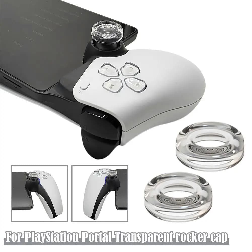Per PS5 Controller Thumbstick Caps Cover PC Trasparente Joystick Grip Thumb Grips Caps Cover Per Ps5 Controller Accessori
