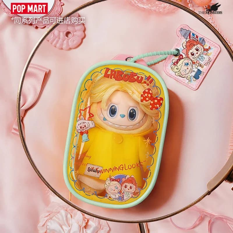 POPMART LABUBU THE MONSTERS Hair Salon Series Doll Display Bag Blind Box Guess Bag Toys Doll Action Anime Ornaments Collection
