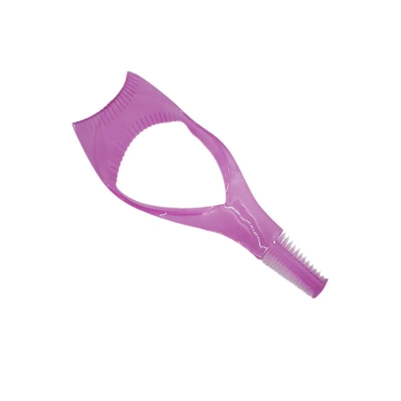 Scheda Multifunzione 3-in-1 in Cristallo per Ciglia, Stencil Riutilizzabile per Protezione Occhi, Strumento di Trucco per Principianti per Applicazione Eyeliner e Mascara