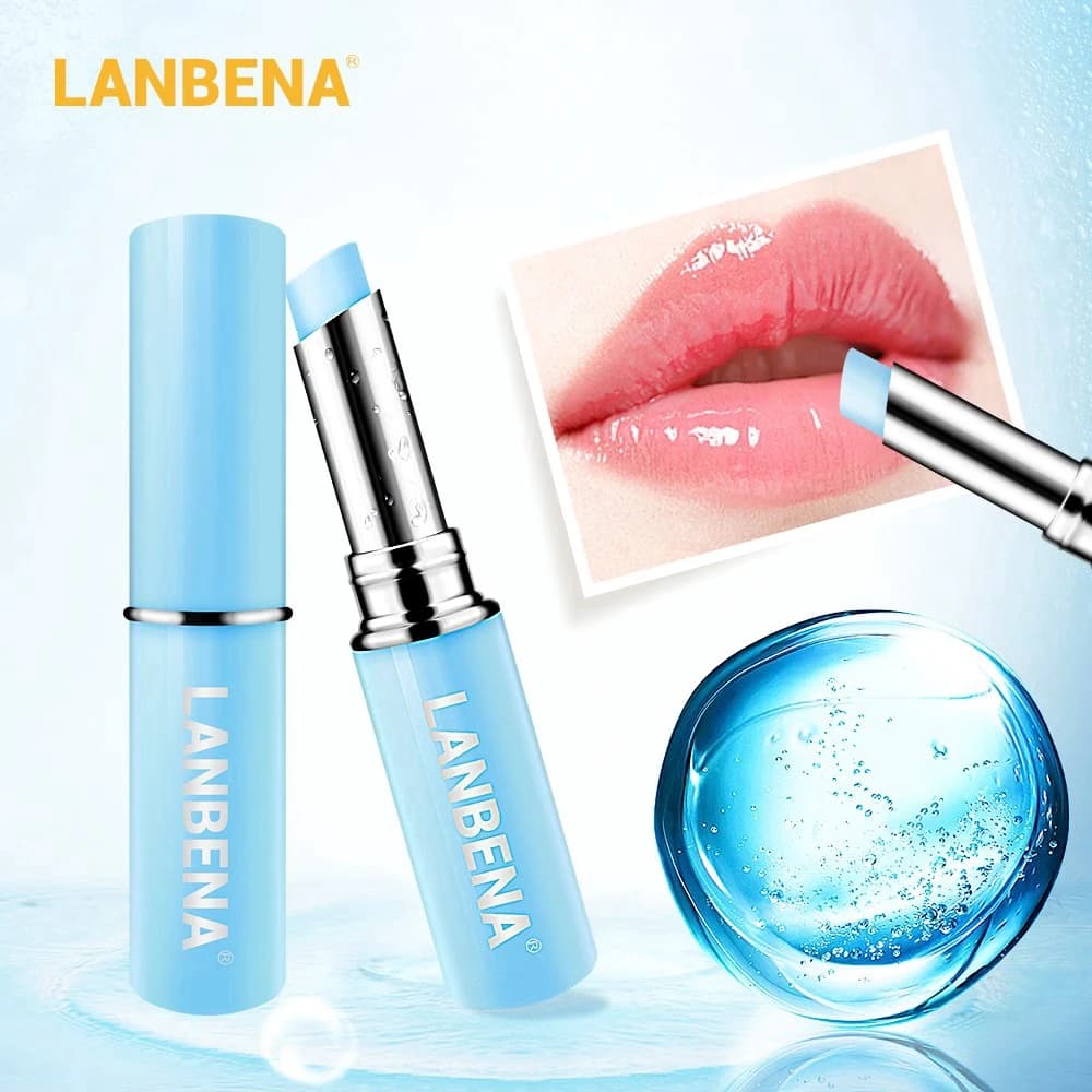 LANBENA Balsamo per labbra all'acido ialuronico Lip Plumper Idratante Riduce le linee sottili Idratazione a lunga durata Protezione delle labbra secche