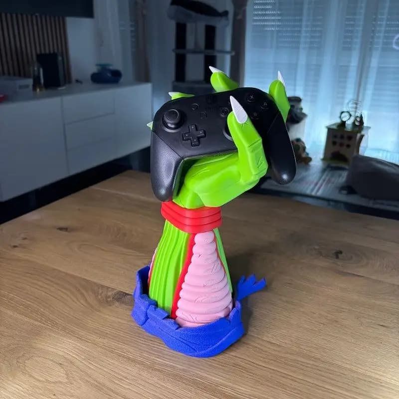 Dragon Ball Piccolo Arm Controller Stand 32Cm Game Companion Universal Holder for Switch Pro/xbox/ps5 Controller & Headphone