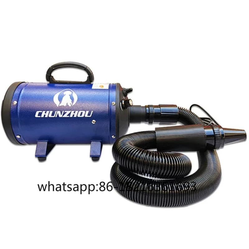 BS-2400 Asciugacapelli professionale per animali domestici Negozio Ventilatore per toelettatura cani/gatti Piccolo grande motore gigante Rosa 110 V/220 V/2200 W
