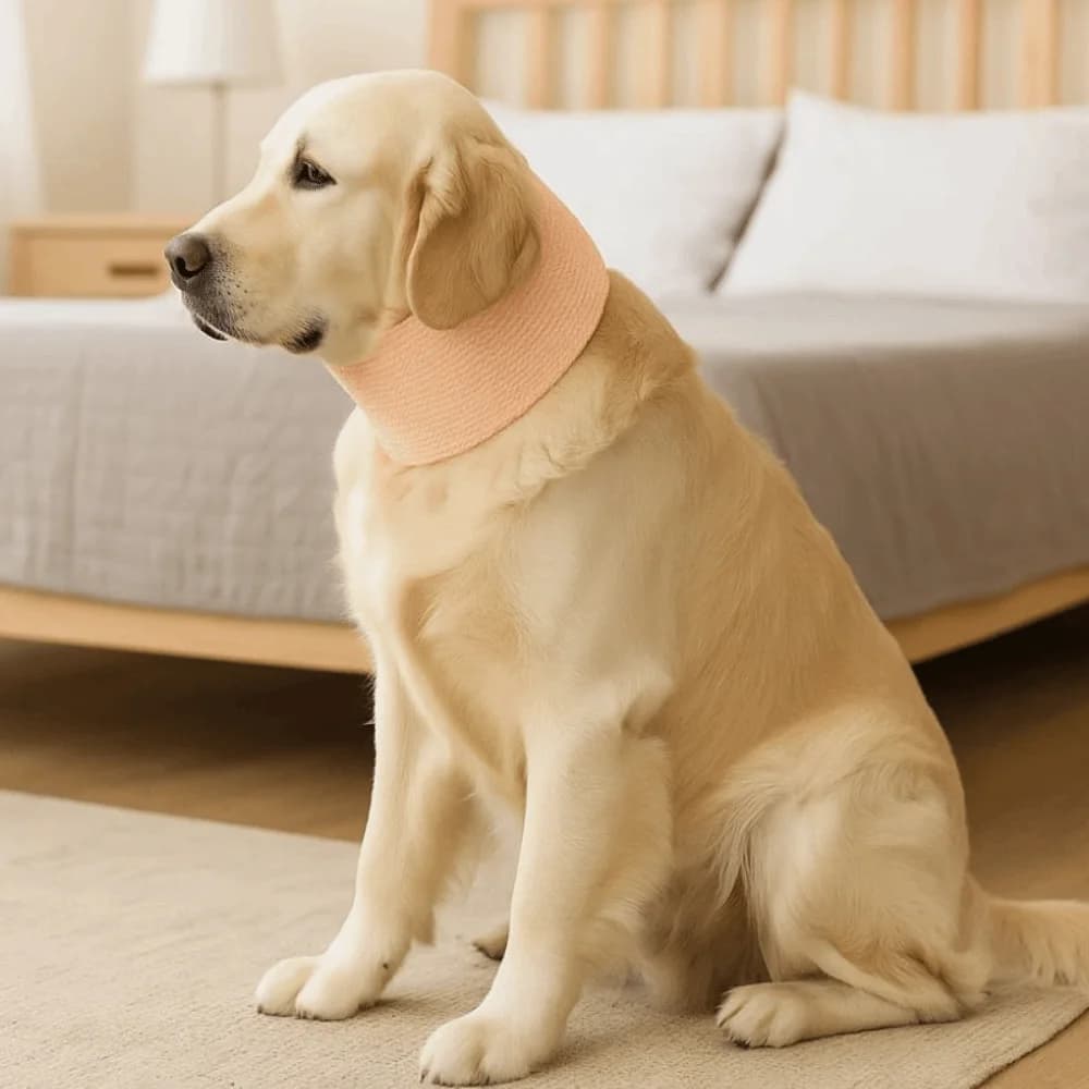 Mesh Cat Recovery Collar Adjustable Soft Dog Neck Support Collar Comfortable Breathable Pet Anti-lick Collar Allergy Prevention