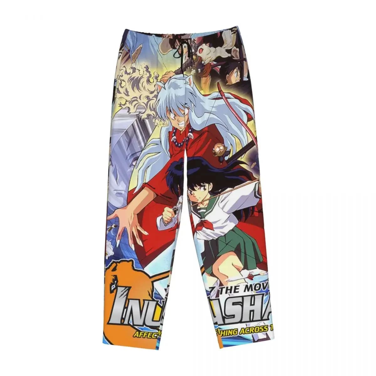 Custom Manga Kimono Inuyasha Sesshomaru Women Pajama Pants Lounge Sleep Sleepwear Bottoms with Pockets