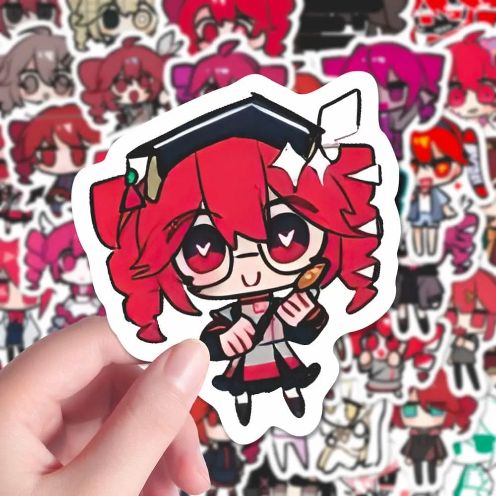 100 pezzi Kasane Teto adesivi anime cartoni animati graffiti decalcomanie casco skateboard laptop adesivo moto decorazione fai da te regalo