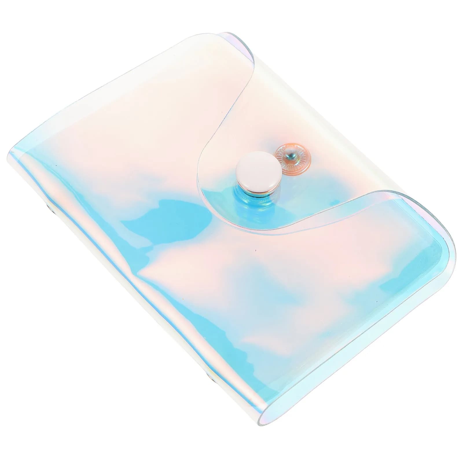 20 Pages Multi-Card Holder Holographic Transparent Bag Organizer Travel Shopping Credit Card Wallet Pack Bag Pack