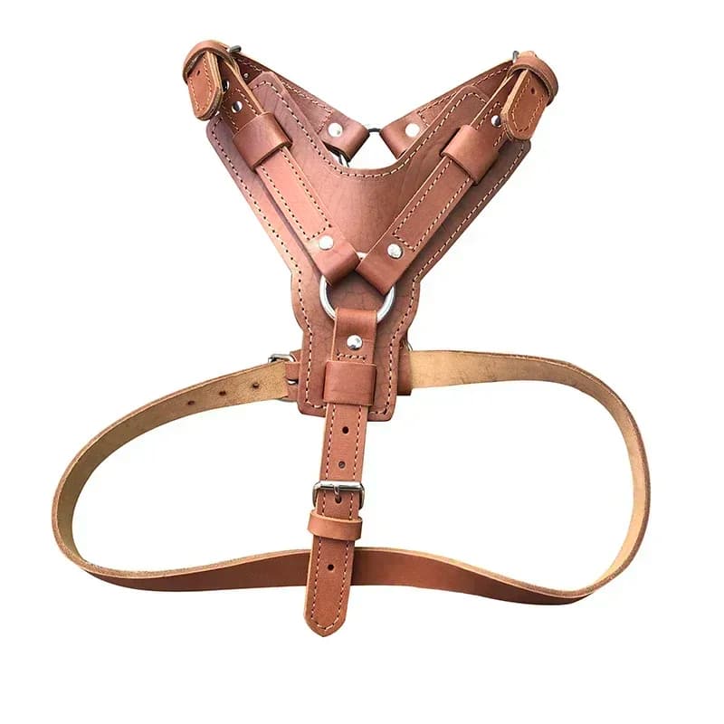 Pettorina per cani di taglia media e grande in pelle Doberman Marlinos Pettorine per pastore Accessori per cani Arnes Para Perro durevoli